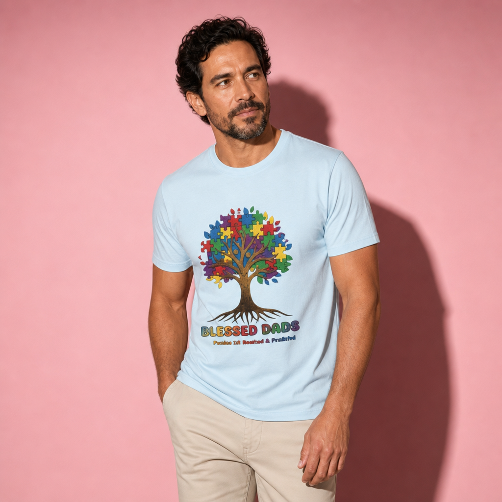 Faith & Neurodiversity Dad Tee | Rooted & Fruitful